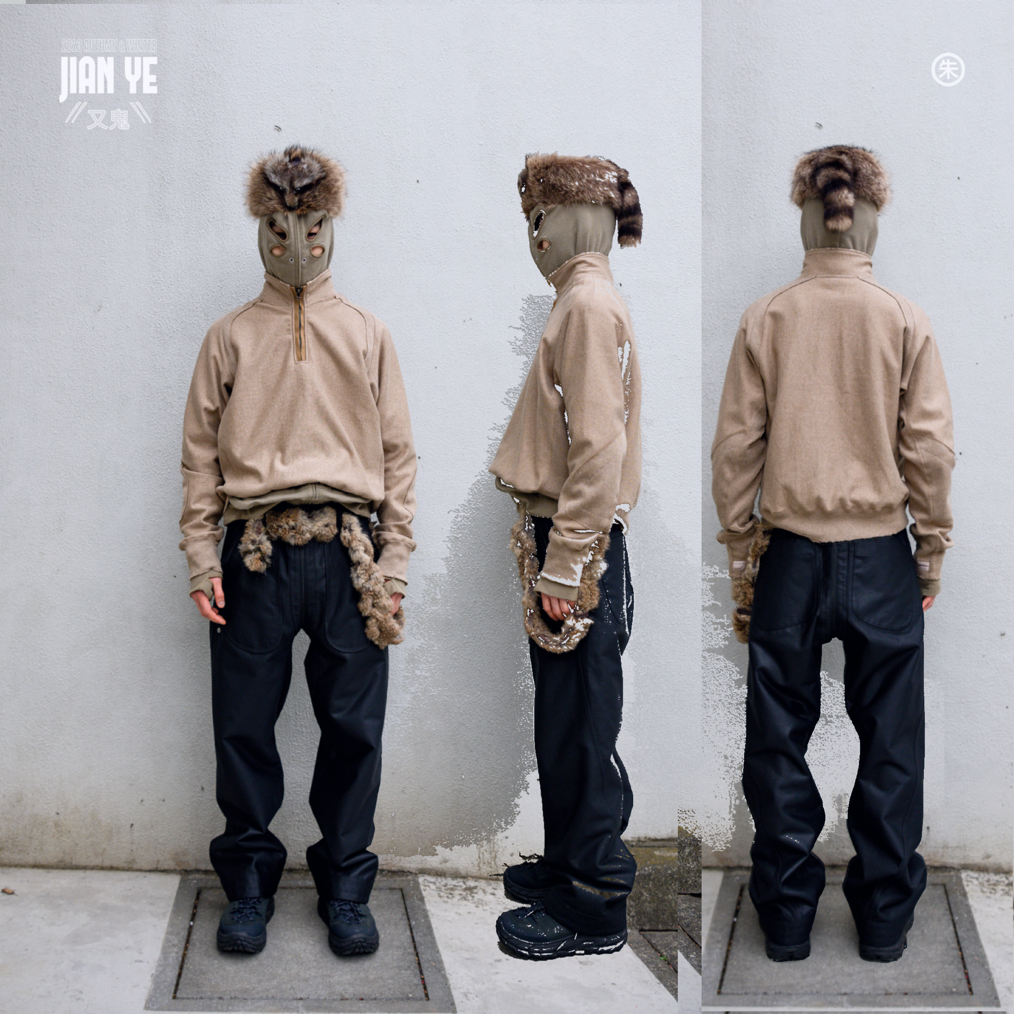 JIAN YEジェンエ23aw RANNER PANTS Jian ye 23aw Hunter pants ジェンイェ